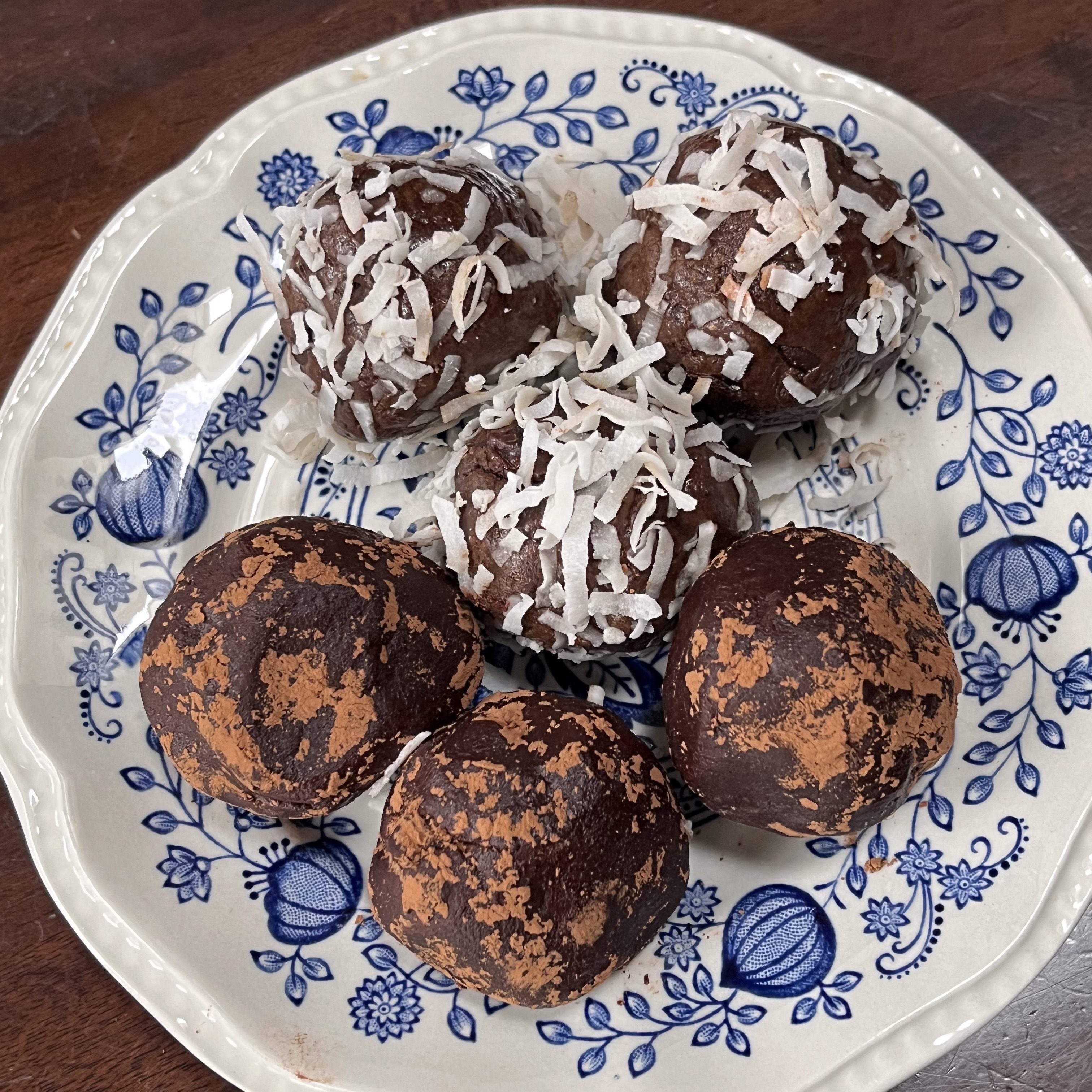 decorated chocolate truffles